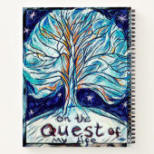 Op de Quest of My Life with Tree & Stars Notitieboek (Achterkant)
