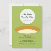 Op de rand golf uitnodiging (Voorkant)