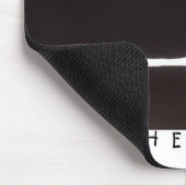 Op de rand muismat (Hoek)