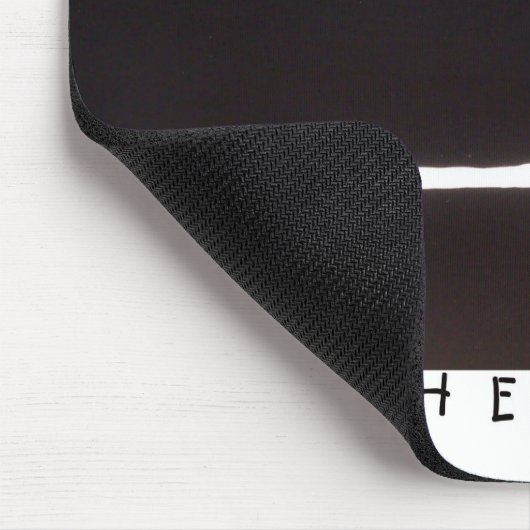 Op de rand muismat (Hoek)