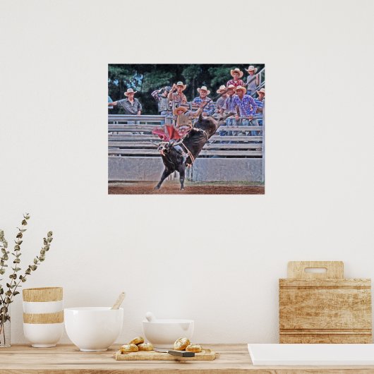 Op de rand poster (Keuken)