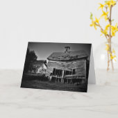 "Op de rand van de geschiedenis" wenskaart voor be Kaart (Gele Bloem)