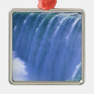 Op de rand van de krachtige Niagara Falls, New Yor Metalen Ornament