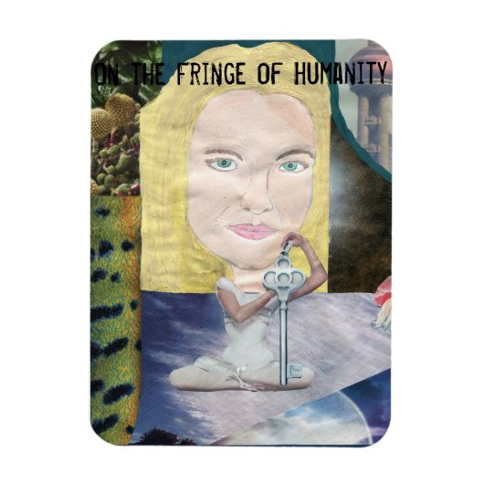 Op de rand van de mensheid magneet (Verticaal)
