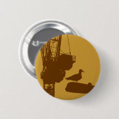Op de rand van de toekomst ronde button 5,7 cm (Voorkant /achterkant)