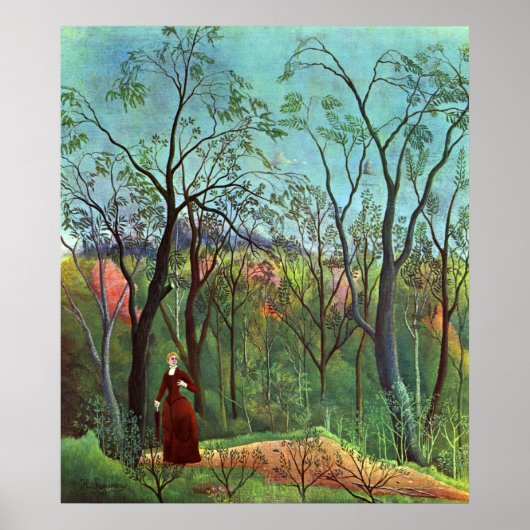Op de rand van een bos poster (Voorkant)