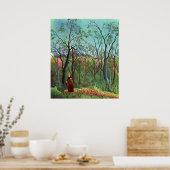 Op de rand van een bos poster (Keuken)