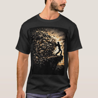 Op de rand van een milieucollaps t-shirt