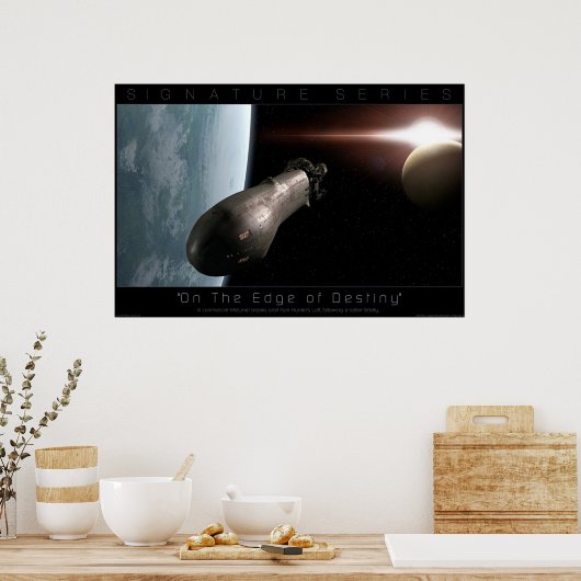 Op de rand van het lot poster (Keuken)