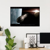 Op de rand van het lot poster (Thuiskantoor)