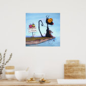 Op de rand van Reden Poster (Keuken)