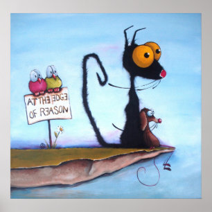 Op de rand van Reden Poster