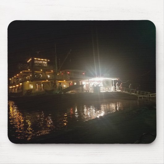 Op de Riverboat Mousepad Muismat (Voorkant)