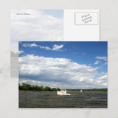 Op de rivier briefkaart (Voorkant / Achterkant)