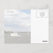 Op de rivier briefkaart (Achterkant)