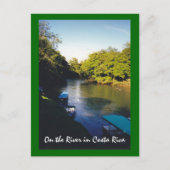 Op de rivier in Beauful Costa Rica Briefkaart (Voorkant)