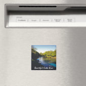 Op de rivier in Beauful Costa Rica Magneet (Insitu (Vaatwasser))