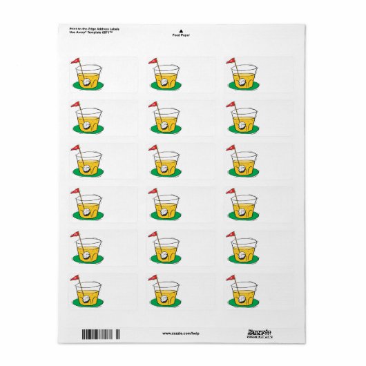 Op de Rocks Etiket (Full Sheet)