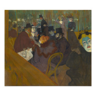 Op de Rouge van Henri de Toulouse-Lautrec Foto Afdruk