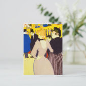 Op de Rouge van Toulouse-Lautrec Briefkaart (Staand voorkant)