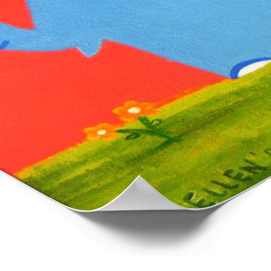 Op de rug van een Giant Poster (Hoek)