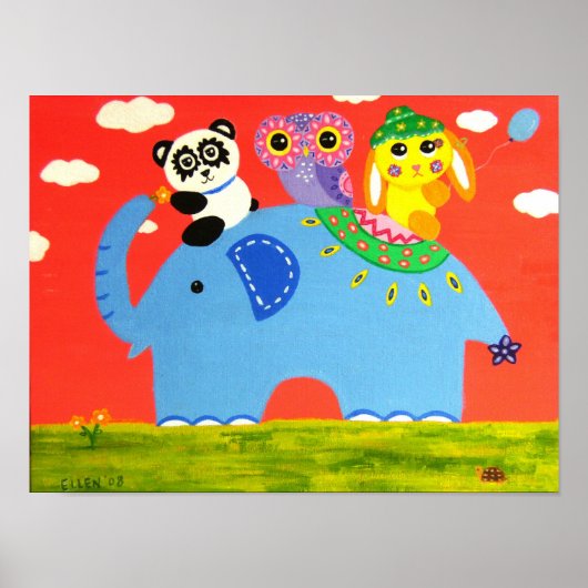 Op de rug van een Giant Poster (Voorkant)