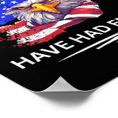 Op de rug - wij, de mensen hebben genoeg poster (Hoek)