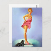 Op de schalen briefkaart (Voorkant / Achterkant)