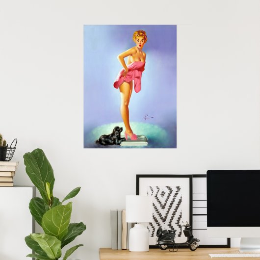 Op de schalen omhoog poster (Thuiskantoor)