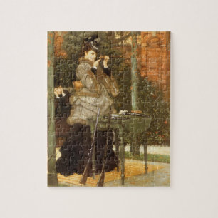 Op de schietbaan door James Tissot, Vintage Art Legpuzzel