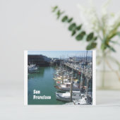 Op de Schilderachtig foto van de Docks in San Fran Briefkaart (Staand voorkant)