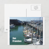 Op de Schilderachtig foto van de Docks in San Fran Briefkaart (Voorkant / Achterkant)