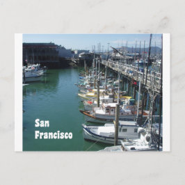 Op de Schilderachtig foto van de Docks in San Fran Briefkaart