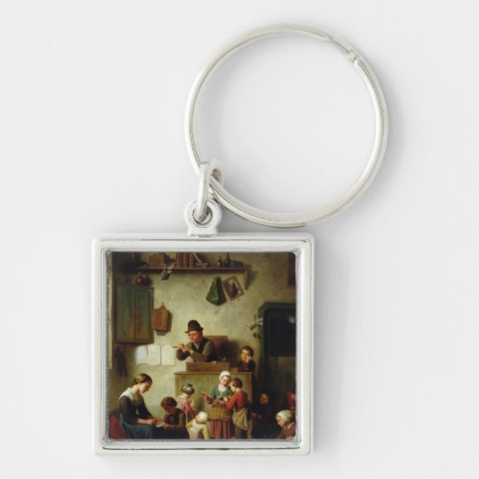 Op de school sleutelhanger (Voorkant)