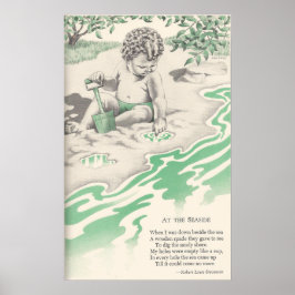 Op de Seaside ~ Robert Louis Stevenson Poster