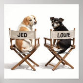"Op De Set" Poster (Voorkant)