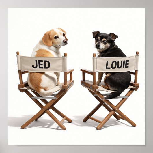 "Op De Set" Poster (Voorkant)
