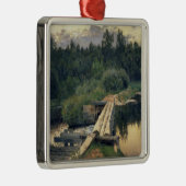 Op de Shallow, 1892 Metalen Ornament (Rechts)