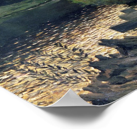 Op de Shallow, 1892 Poster (Hoek)