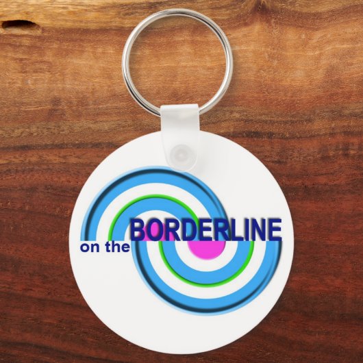 Op de sleutelhanger Borderline (Voorkant)