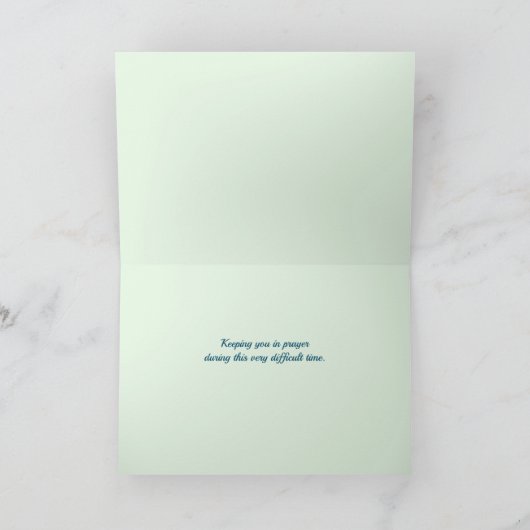 Op de Sorrow Sympathikaart Kaart (Binnen)