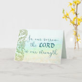 Op de Sorrow Sympathikaart Kaart (Gele Bloem)