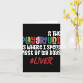 Op de speelplaats Tygraphy modern geschenk voor le Kaart (Gele Bloem)