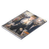 Op de staaf van de follies-berge Edouard Manet Notitieboek (Linkerzijde)