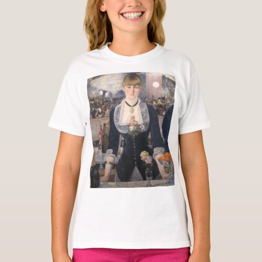 Op de staaf van de follies-berge Edouard Manet T-shirt (Voorkant)