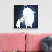 Op de sterren van 2013 canvas afdruk (Insitu (Woonkamer))