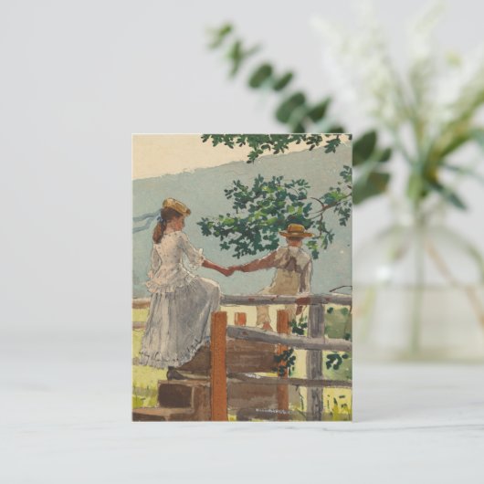 Op de Stile Briefkaart (Staand voorkant)