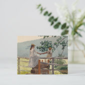 Op de Stile | Winslow Homer Briefkaart (Staand voorkant)