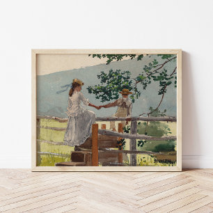 Op de Stile   Winslow Homer Poster