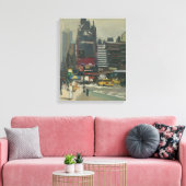 Op de stoep 2012 canvas afdruk (Insitu (Woonkamer))